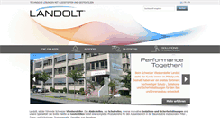Desktop Screenshot of landolt.com